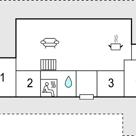 Ferienhaus Beautiful In With Kitchen